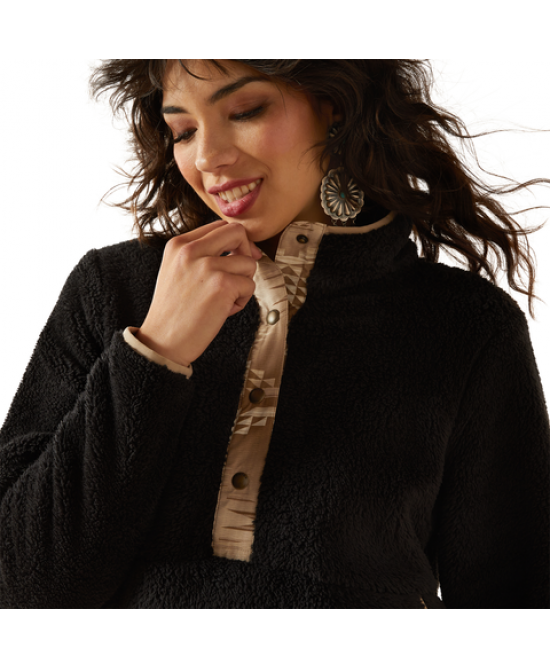 Ariat - Berber Snap Front Sweatshirt Jumper Ariat - Berber Snap Front Sweatshirt Jumper