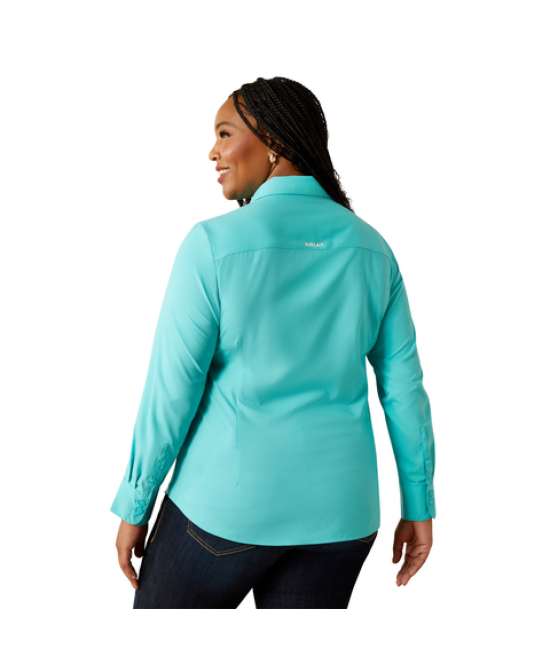 Ariat - Kirby Turquoise Pro Team Western Shirt