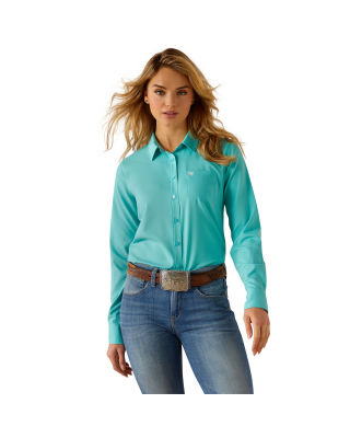 Ariat - Kirby Turquoise Pro Team Western Shirt
