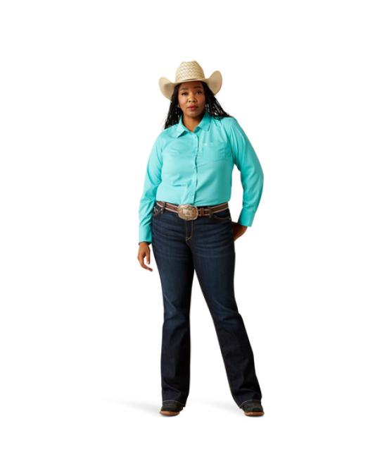 Ariat - Kirby Turquoise Pro Team Western Shirt