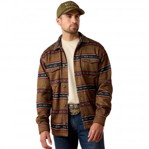 Ariat - Caldwell Toffee Serape Printed Shirt Jacket