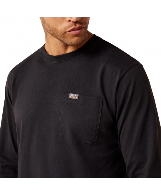 Ariat - Rebar Cotton Strong Eagle Skull Long Sleeve Shirt