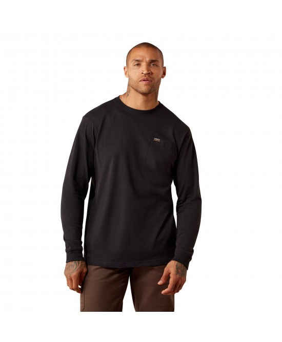 Ariat - Rebar Cotton Strong Eagle Skull Long Sleeve Shirt