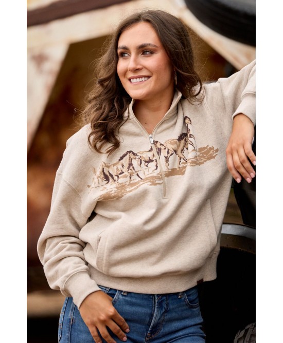 Ariat - Running Wild 1/2 Zip Sweatshirt