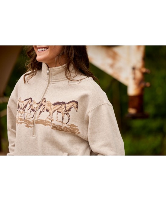 Ariat - Running Wild 1/2 Zip Sweatshirt
