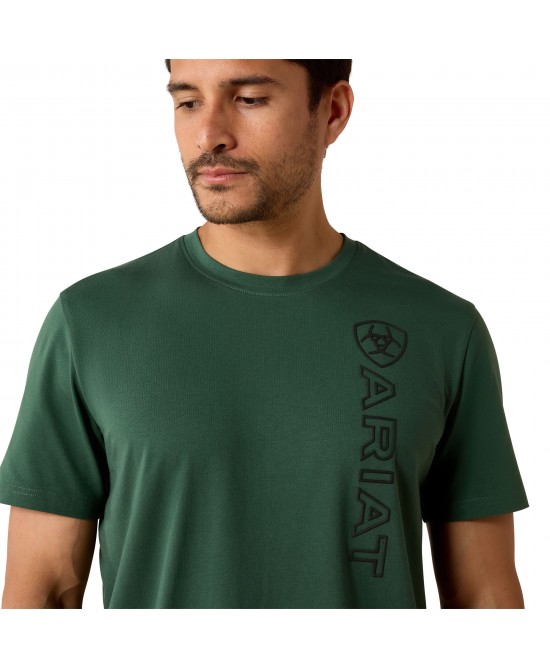 Ariat - Vertical Logo Green T-Shirt