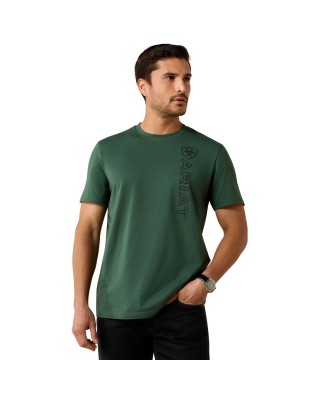 Ariat - Vertical Logo Green T-Shirt