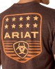 Ariat - Stripe Patriotic Badge T-Shirt Brown Ariat - Stripe Patriotic Badge T-Shirt Brown