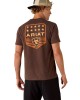 Ariat - Stripe Patriotic Badge T-Shirt Brown Ariat - Stripe Patriotic Badge T-Shirt Brown