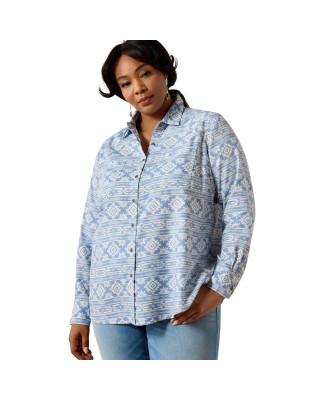 Ariat - Billie Jean Ashleigh Blue Crystal Southwest Shirt