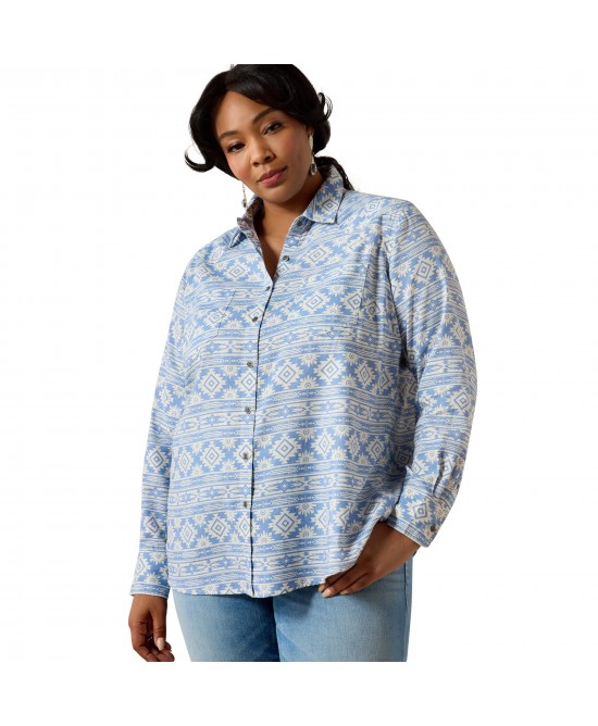Ariat - Billie Jean Ashleigh Blue Crystal Southwest Shirt