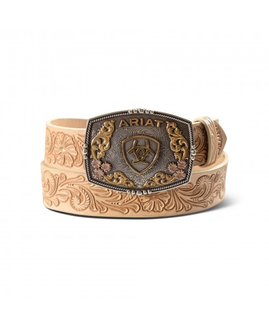 Leather Belt - Ariat Flare Embossed