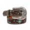 Leather Belt - Ariat Fancy Tooled Overlay Belt