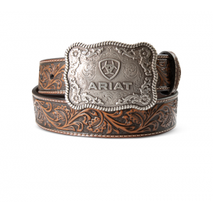 Leather Belt - Ariat Leather Cow Buckle