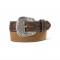 Leather Belt - Ariat Distressed Brown