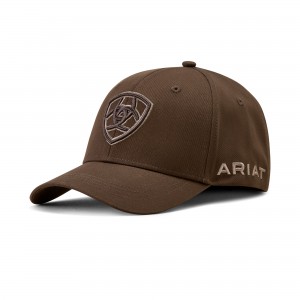 Trucker Hat - Ariat Brown Show Cap