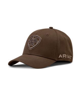 Trucker Hat - Ariat Brown Show Cap