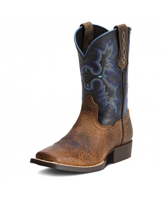 Ariat - Children's Tombstone Wide Square Toe Western Boot Ariat - Children's Tombstone Wide Square Toe Western Boot