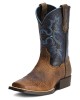 Ariat - Children's Tombstone Wide Square Toe Western Boot Ariat - Children's Tombstone Wide Square Toe Western Boot