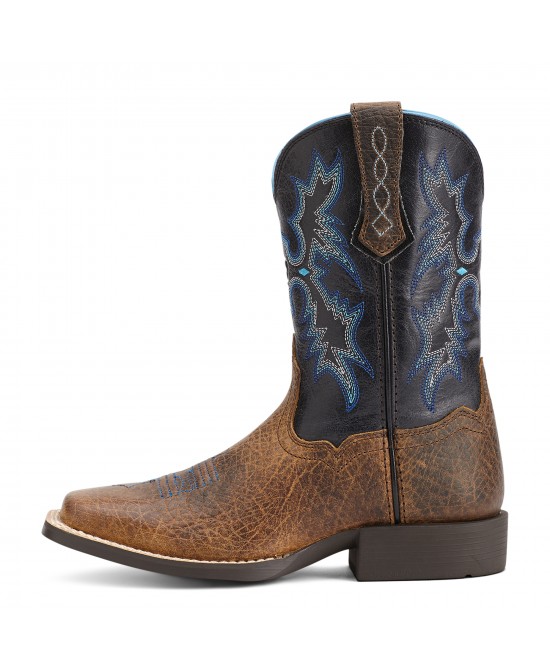 Ariat - Children's Tombstone Wide Square Toe Western Boot Ariat - Children's Tombstone Wide Square Toe Western Boot
