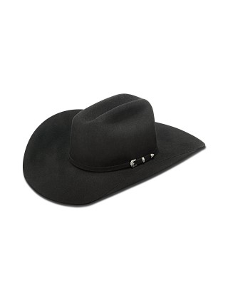 Wool Hat - Ariat Western 3X Wool Hat with Buckle Black