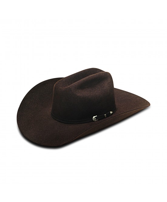Wool Hat - Ariat Western 3X Wool Hat with Buckle Brown