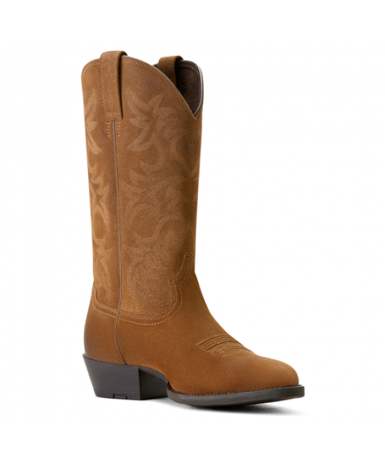 Ariat - Men's Heritage R Toe Western Boot Suede