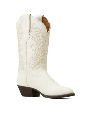 Ariat - Heritage R Toe White StretchFit Western Boot