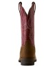 Ariat - Hybrid Ranchwork Berry Wide Square Toe Western Boot Ariat - Hybrid Ranchwork Berry Wide Square Toe Western Boot