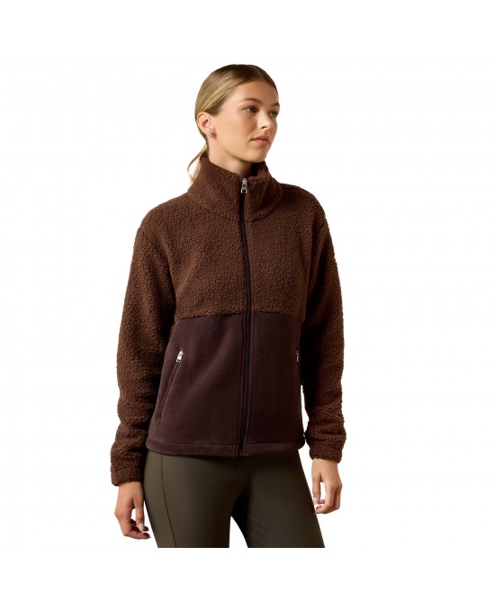 Ariat - Laviolette Purple Full Zip Sweatshirt Fleece Ariat - Laviolette Purple Full Zip Sweatshirt Fleece