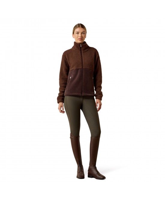 Ariat - Laviolette Purple Full Zip Sweatshirt Fleece Ariat - Laviolette Purple Full Zip Sweatshirt Fleece