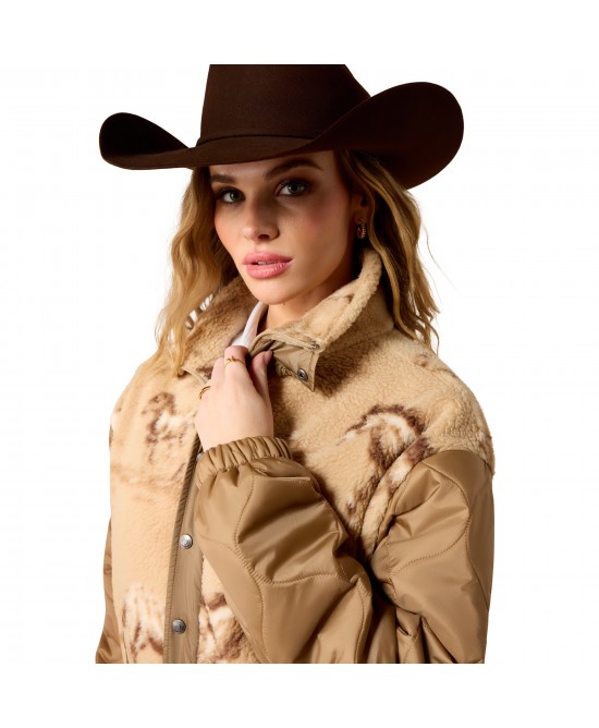 Ariat - Sherpa Blocked Horses Jacket Ariat - Sherpa Blocked Horses Jacket