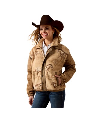 Ariat - Sherpa Blocked Horses Jacket