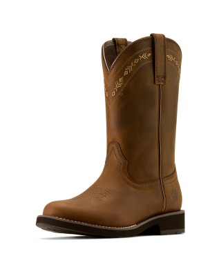 Ariat - Kearney Brown Round Toe Western Boot