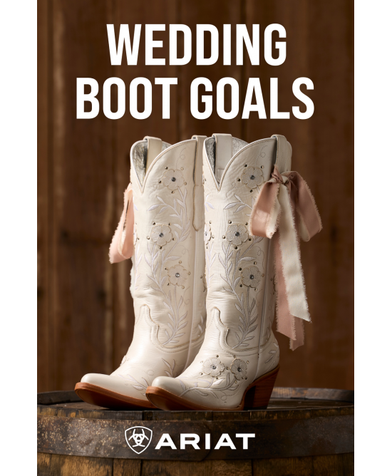 Ariat - Romance White Western Boot