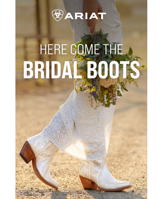 Ariat - Romance White Western Boot