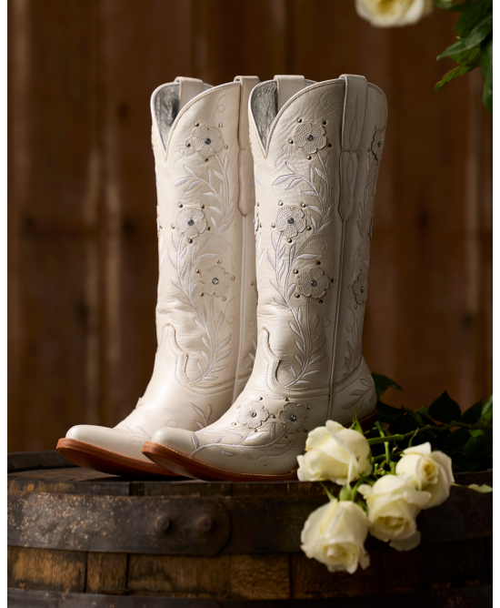 Ariat - Romance White Western Boot