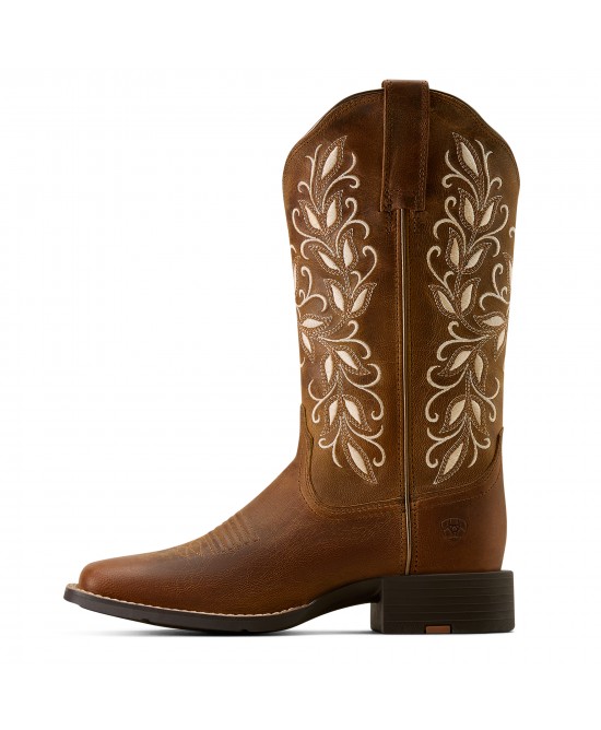 Ariat - Round Up Holly Wide Square Toe Western Boot Ariat - Round Up Holly Wide Square Toe Western Boot