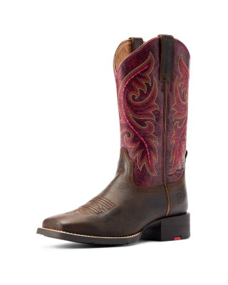Ariat - Round Up Back Zip Western Boot