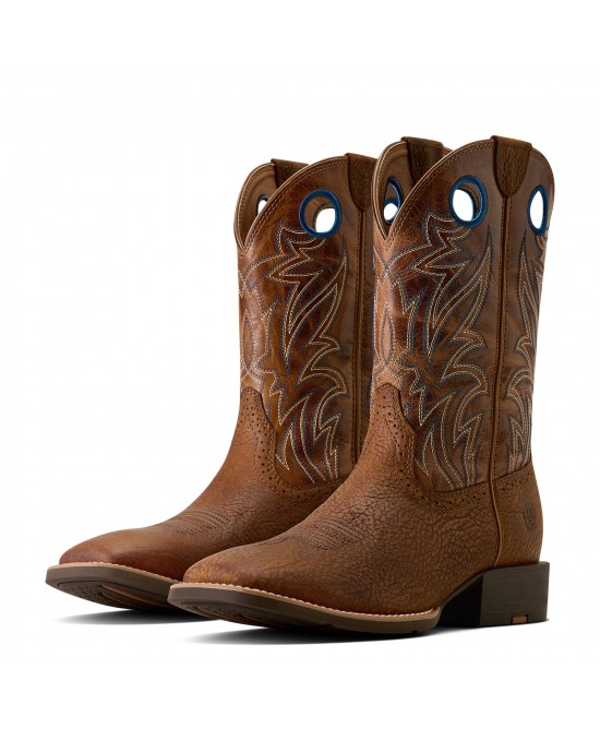 Ariat - Sport Sidebet Wide Square Toe Cowboy Boot Ariat - Sport Sidebet Wide Square Toe Cowboy Boot