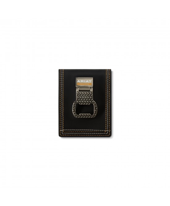 Ariat - Bifold Slim Wallet Stacked Logo
