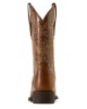 Ariat - Round Up Brown Remuda Wide Square Toe Western Boot Ariat - Round Up Brown Remuda Wide Square Toe Western Boot