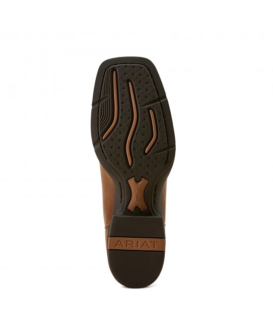 Ariat - Round Up Brown Remuda Wide Square Toe Western Boot Ariat - Round Up Brown Remuda Wide Square Toe Western Boot