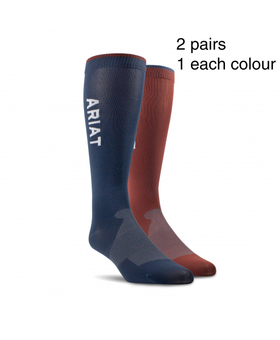Ariat - Ariattek Performance Socks Men's and  Women's - Various Colours 