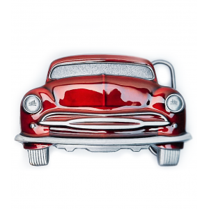 Belt Buckle -  Red Car
