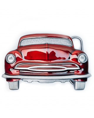 Belt Buckle -  Red Car