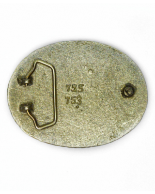 Belt Buckle - Gold Scroll