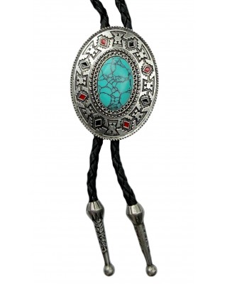 Bolo Tie - Aztec Turquoise