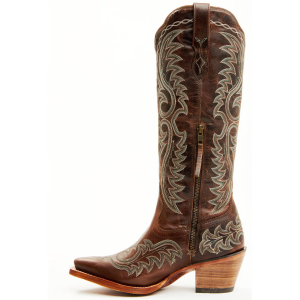 Durango - Crush™ Tall Women's Tan and Turquoise Western Boot Durango - Crush™ Tall Women's Tan and Turquoise Western Boot