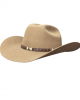 Wool Felt Western Tan Hat - Cognac Hatband Wool Felt Western Tan Hat - Cognac Hatband